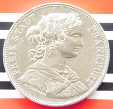GERMAN 1 THALER 1865 City FRANKFURT am Main Silver EMPIRE Coin Vereinsthaler RAR