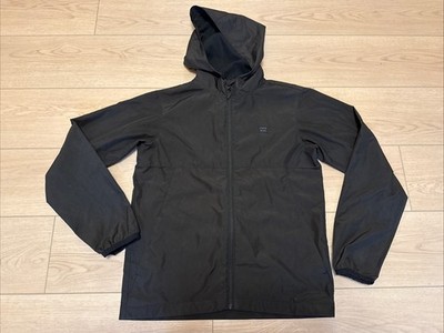Kids Billabong Black Light  Jacket With Hood Size Large Excellent Condition