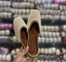 Women Mojari wedding Jutti fashion bellie Jaipur khussa UK size 4-11 honey comb