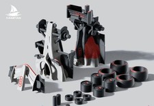 3D-gedrucktes Audi F1 Concept Modell (2026)