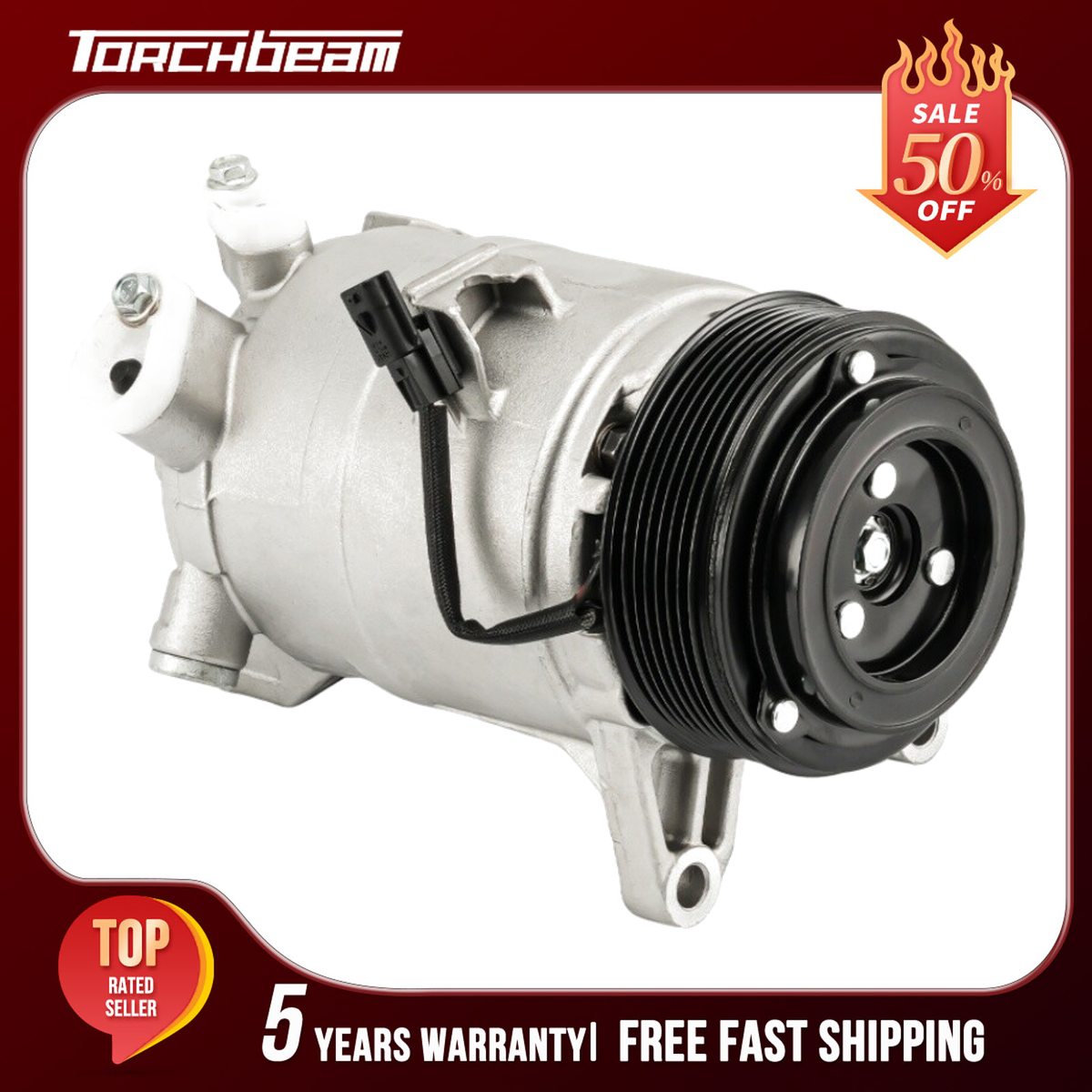 A/C AC Compressor w/Clutch For 2013 2014 2015 Nissan Pathfinder