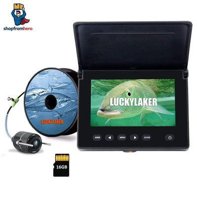 LUCKY DVR Unterwasser Angelkamera Unterwasser Fischfinder Infrarot LED Tragbare