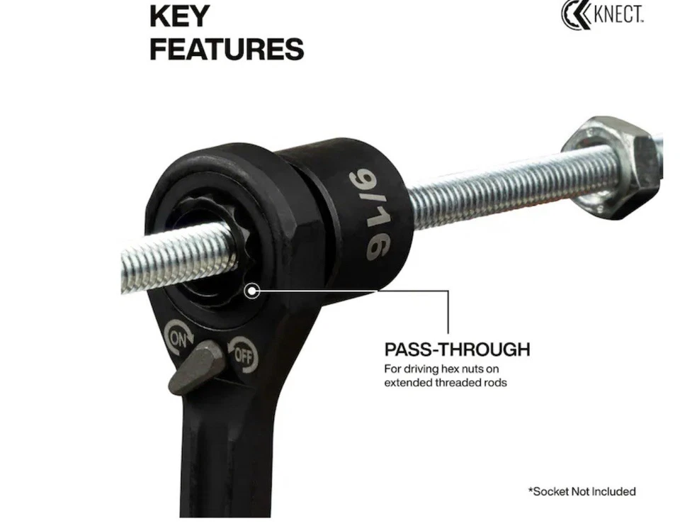 🆕 KLEIN TOOLS KNECT S PASS-THROUGH & 1/4" SOCKET ADAPTER (SET) 2 PCs~ 65301ADP - Image 2 of 4