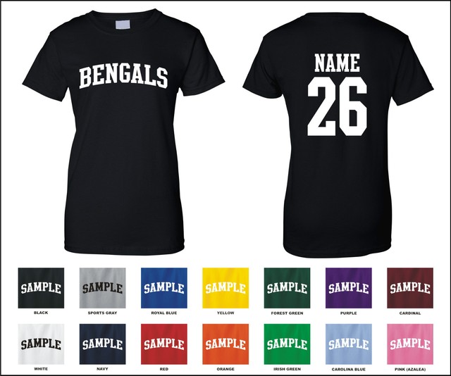 personalized bengals shirts