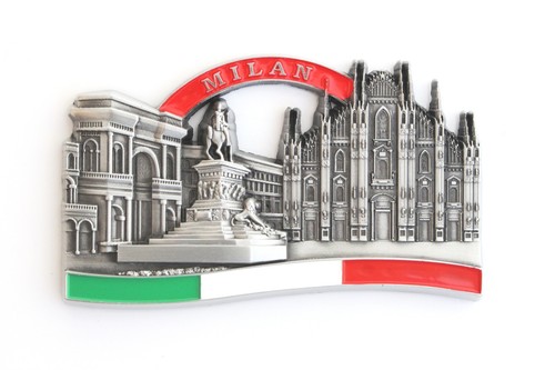 Unique Metal Fridge Magnet Gift Worlds Cities Collectables Madrid Milan Paris 3D - Picture 3 of 38