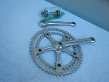Ofmega Torelli Strada Vintage Double Road Touring Bike Cranks 170 Crankset w/BB