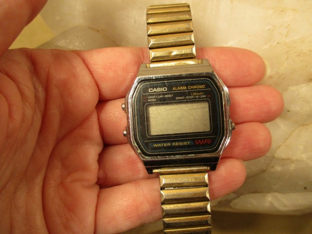 Vintage Men's Digital Casio Alarm Chrono 593 A158W Watch | eBay