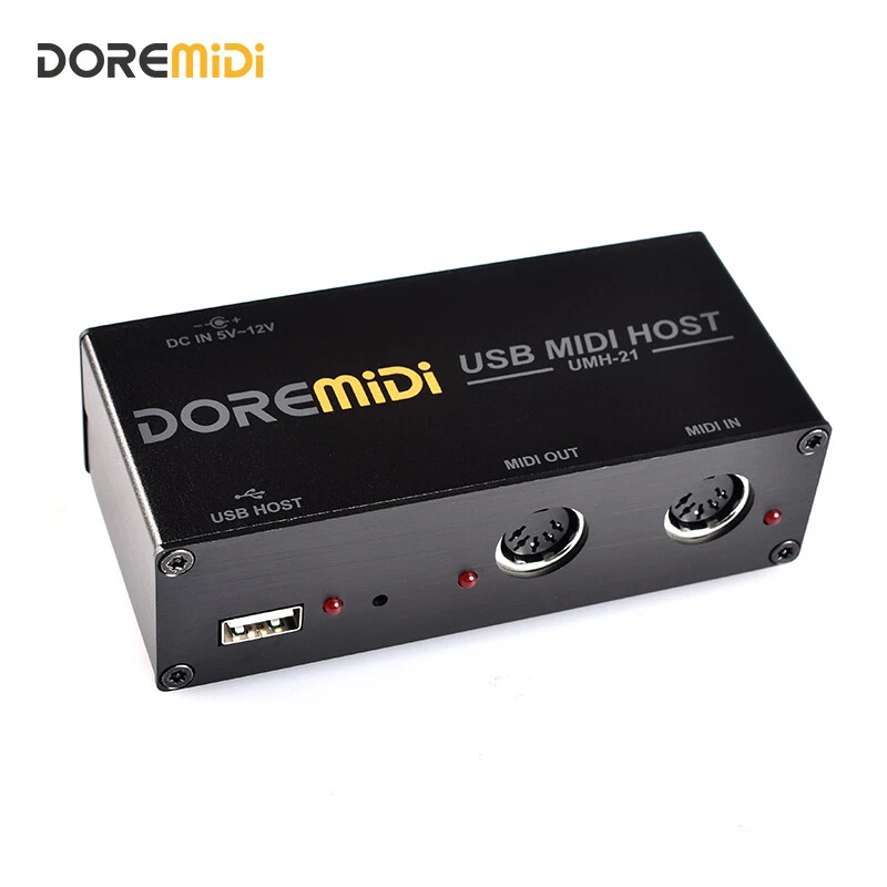 DOREMiDi High-Speed USB MIDI Host Box MIDI Host USB zu MIDI Konverter UMH-21
