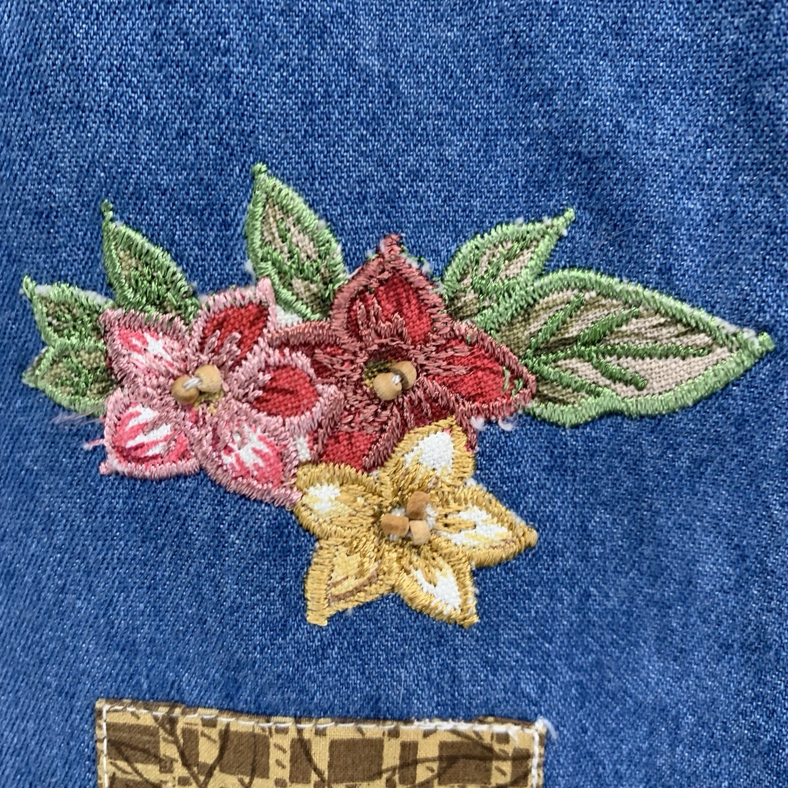 Vintage Casey Max Small Vest Patchwork Quilt Cott… - image 6