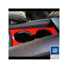 2010-2015 Camaro Chevy Chevrolet Billet Aluminum Console Cup Holder Trim Orange 2010-2015 Camaro Chevy Chevrolet Billet Aluminum Console Cup Holder Trim Orange