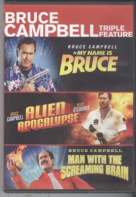 Triple Name Is Bruce / Alien Apocalypse / Man With Screaming Brain (2013 WS DVD)