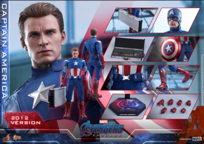 Hot Toys 1/6 MMS563 AVENGERS: ENDGAME CAPTAIN AMERICA (2012 VER