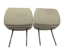 2008-2009 Subaru Outback Tan Cloth Front Headrest Head Rest Set OEM