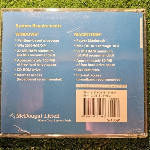 McDougal Littell General: McDougal Littell Test Generator Verision - VERY GOOD - Picture 2 of 6