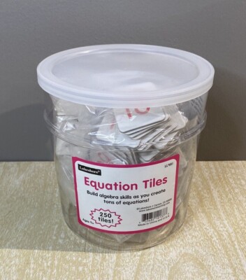 Lakeshore Equation Tiles Set of 250 Builds Algebra Skills Play And Learn Fun