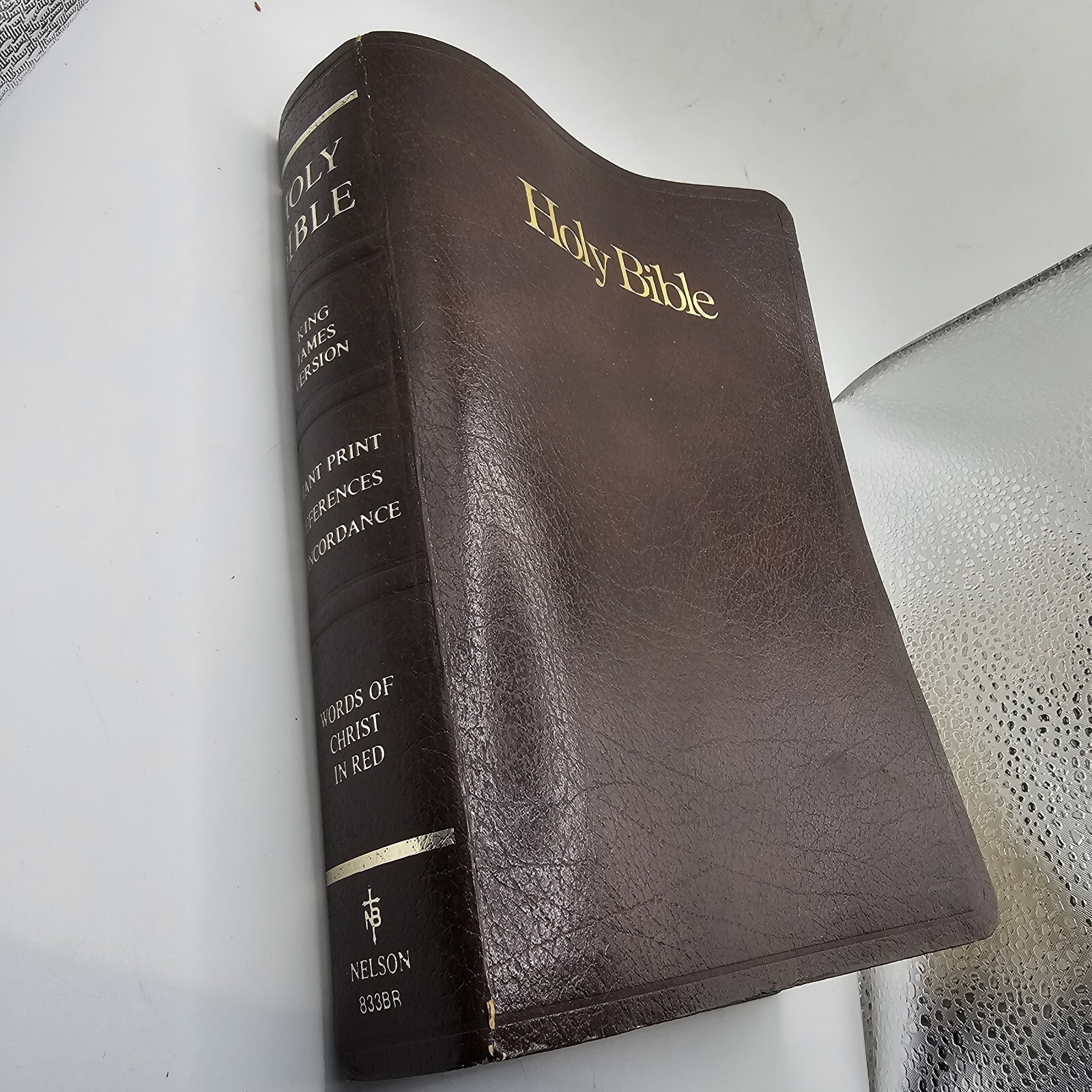 Holy Bible KJV GIANT PRINT Words of Christ In Red Concordance Reference Nelson