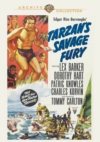 Tarzan's Savage Fury DVD (1952) - Lex Barker, Dorothy Hart, Patric