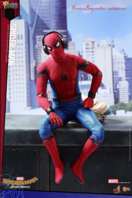 Perfect Hot Toys 1/6 Mms425 Spider-Man: Homecoming Spider-Man In