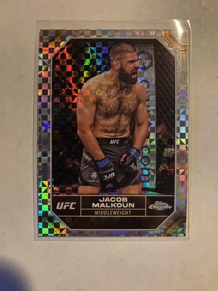 2024 Topps Chrome UFC Jacob Malkoun #85 X-Fractor
