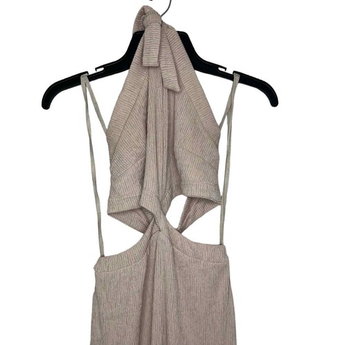 Rumer The Label x Revolve Nude Resortwear Cassidy Maxi Dress Size Medium - Picture 4 of 12