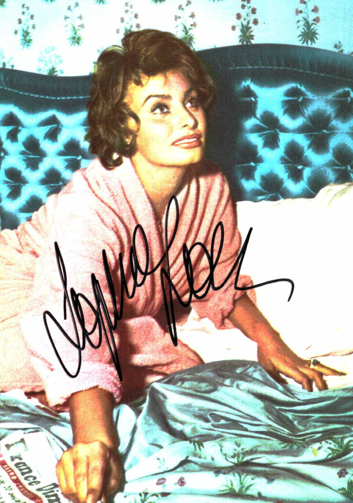 Sophia Loren Original Signature AufUfa Card No. 9052 F eBay