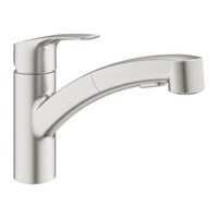 Grohe 30305DC1 KüChenarmatur Eurosmart Einhand-SpüLtischbatterie Mit Herauszi...