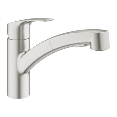 GROHE 30305DC1 Küchenarmatur Eurosmart Einhand-Spültischbatterie mit herauszi...