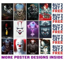 IT PENNYWISE POSTER ART PRINT A4 A3 SIZE BUY 2 GET ANY 2 FREE