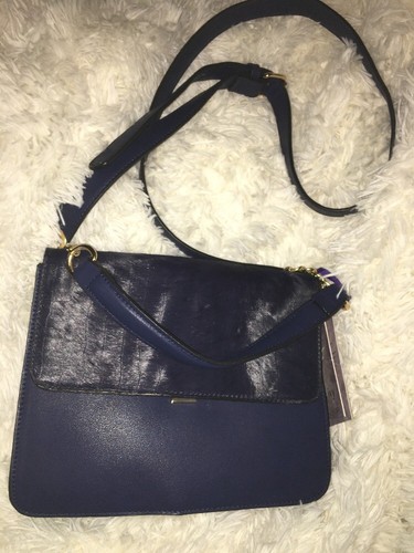 Bolso bandolera Lily Ivy cuero sintético azul | eBay