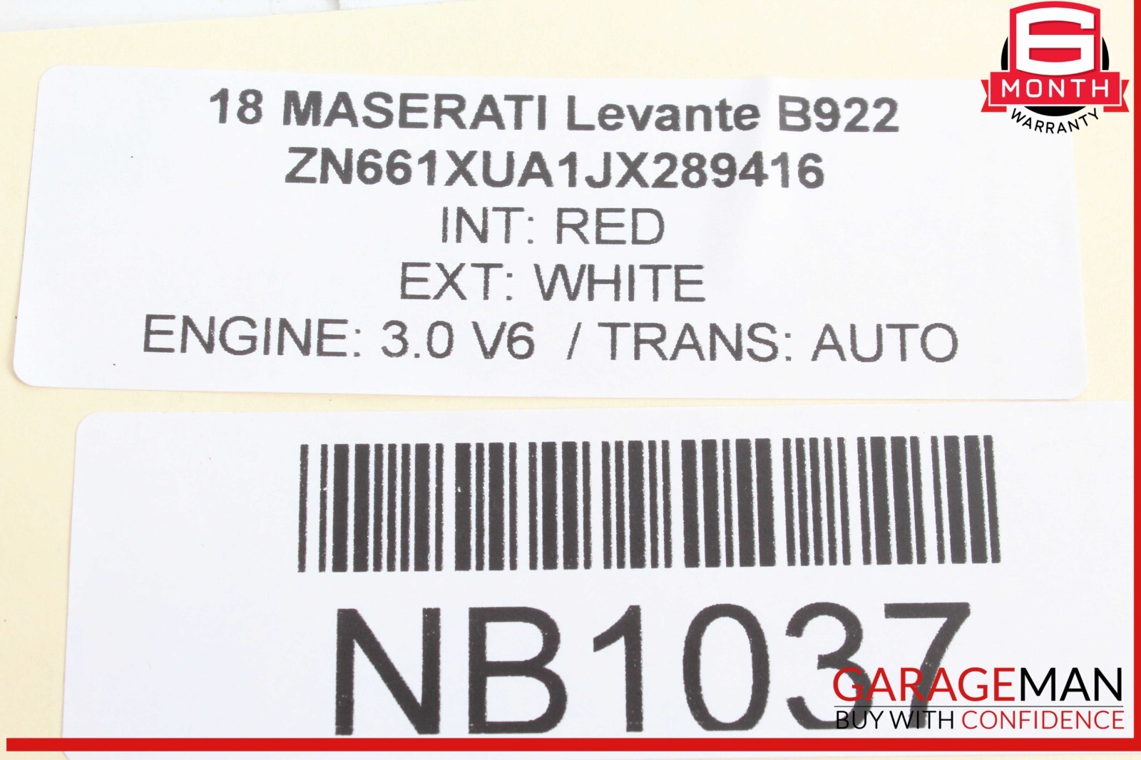 17-20 Maserati Levante M161 Brake Master Cylinder Power Booster OEM