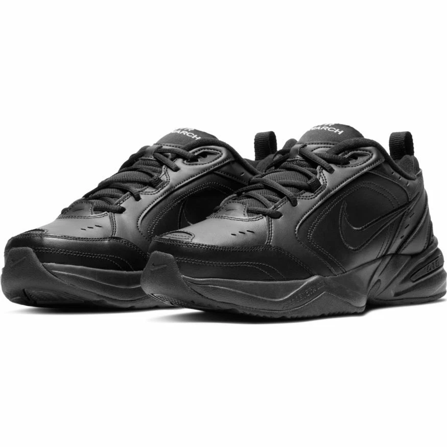 Kvittering Lavet en kontrakt kredit Nike AIR MONARCH IV Mens Black 001 Walking Shoes Medium &amp; WIDE (4E)  WIDTH | eBay