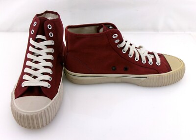 PF Fliers Center Hi Red Canvas High Top Shoe Men’s‎ 11 Women’s 12.5 PF Flyers Center Hi Red White Vintage High Top Sneakers  main image 2