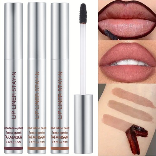 Lip Liner Peel off Lip Liner Tattoo, Lip Stain Peel Off Long Lasting Lip Gloss* - Picture 4 of 14