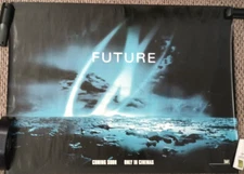 X-Files Poster DS UK QUAD Fight The Future 1997 FOX 30x40 Blue Ver RARE OOP HTF