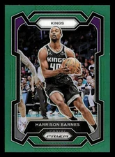 Harrison Barnes 2023-24 Prizm Green Refractor #221 Sacramento Kings *032C