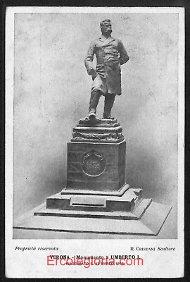 ae2880 - VINTAGE POSTCARD - Verona City - Monument Umberto I