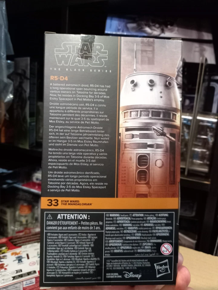 Figura R5-d4 The Mandalorian Star Wars Black Series Hasbro - Imagen 2 de 3