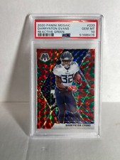 2020 PANINI MOSAICREACTIVE GREEN PRIZM PSA 10 POP DERRICK HENRY TITANS