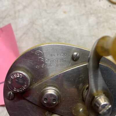 リール Shakespeare President 1970 USA PRESIDENT By SHAKESPEARE No. 1970, MODEL GD, Vintage Fishing Reel