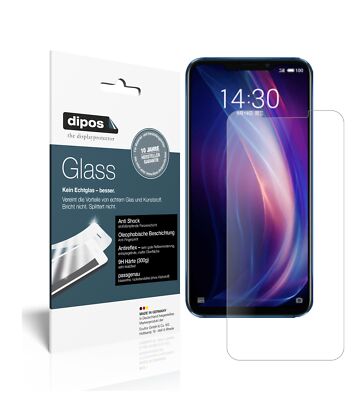 Dipos Pellicola Protettiva Privacy 4 Lati Per Meizu X8 - Anti-Sguardi, Vetro Temperato, Made In Germany