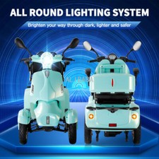 Four wheels 800W 60V 20AH Travel Mobility Scooter battery Motor for Adult Senior