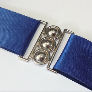 silver elasticated belt