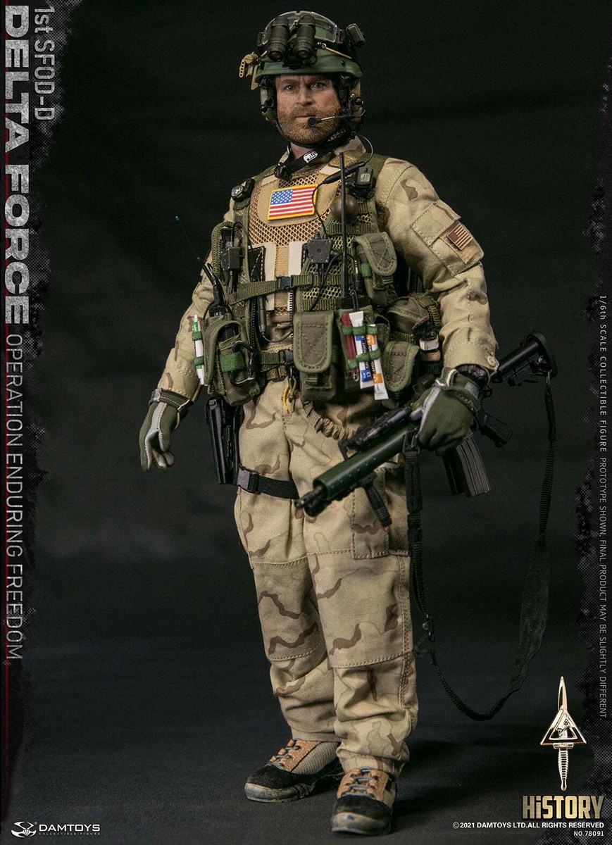 1/6 Scale Toy Delta Force SFOD - 3C Desert Combat Uniform