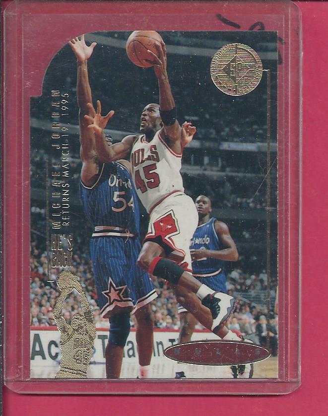1995 Sp Upper deck die cut Michael Jordan no.41 Chicago Bulls | eBay