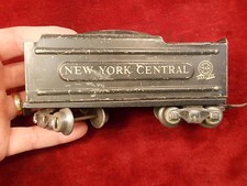  9 of 26, OLD VTG ANTIQUE MODEL RAILROAD TRAIN CAR, MARX LINES, NEW YORK CENTRAL