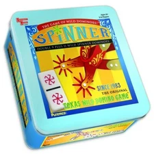 Spinner: The Game of Wild Dominoes, Double 9 Set Plus 11 Wild Spinner Tiles Boar