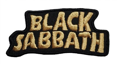 Black Sabbath Rock and Roll Music Band Embroidered Iron On Patch 3'' x 1.5''