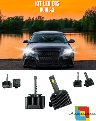 Pack De 2 Ampoules Xénon D1S 6000K 35W - Pour Audi A3 8P Et Autres - Blanc Clair - Neuf