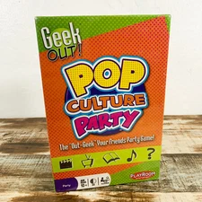 Geek Out! POP Culture Party Card Game - 100% Complete - Playroom Entertainment