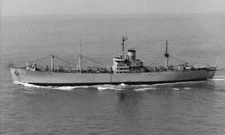 USS HYADES AF-28 8X10 PHOTO NAVY US USA MILITARY STORES SHIP WIDE BORDER